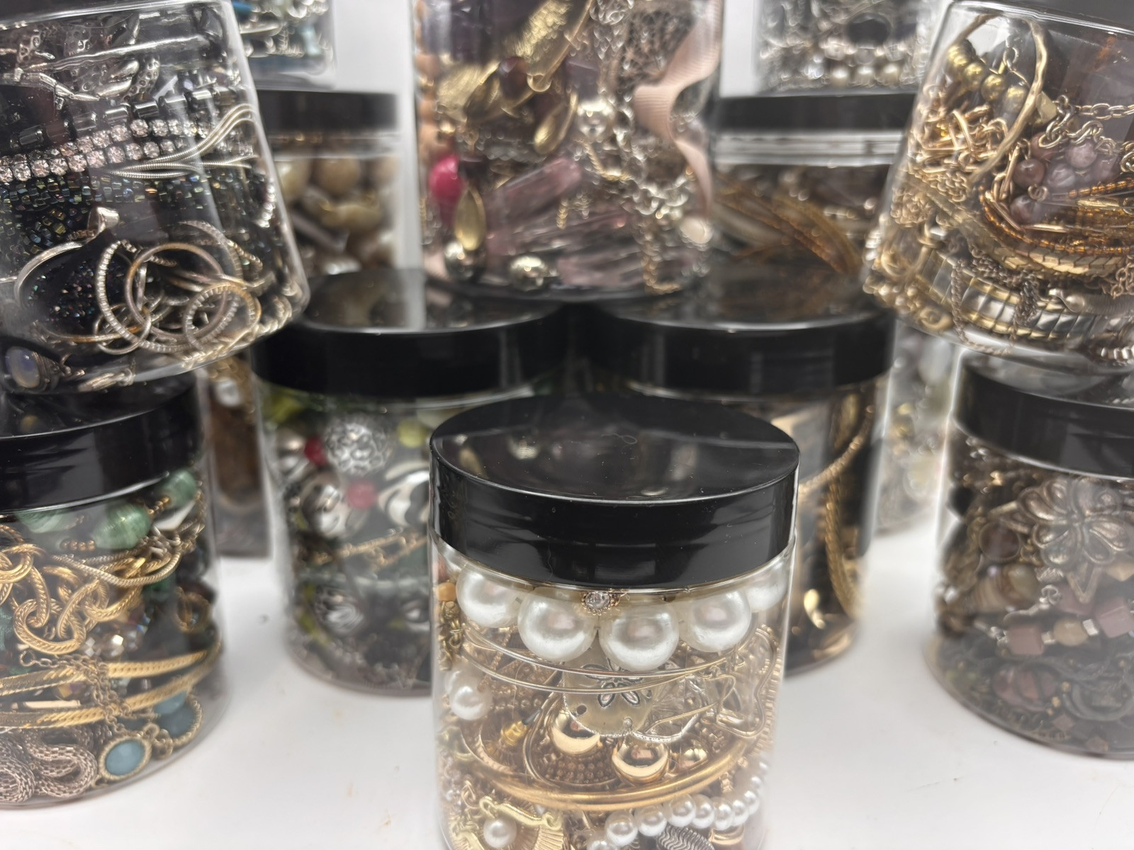 Mystery Jewelry Jar- All Wearable – No Junk Curation Available 4 Sizes