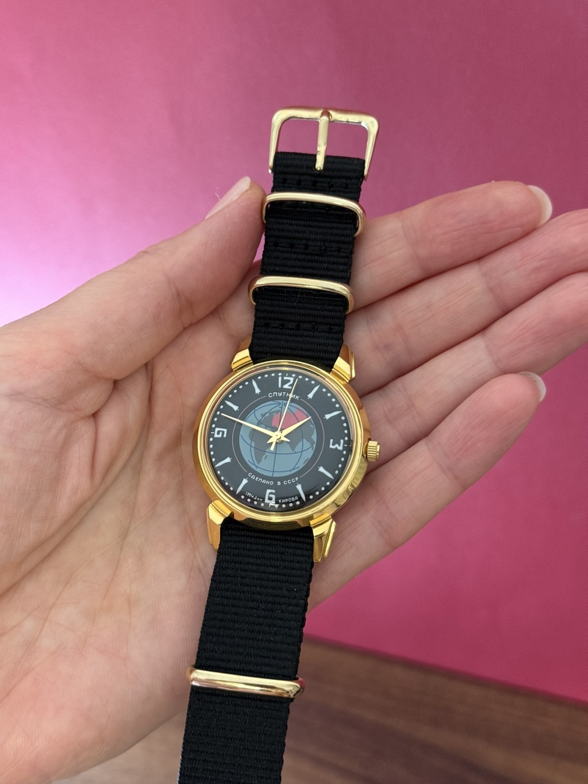 Watch Raketa Sputnik Mechanical Kirovskie Soviet USSR Russian Men RARE Vintage