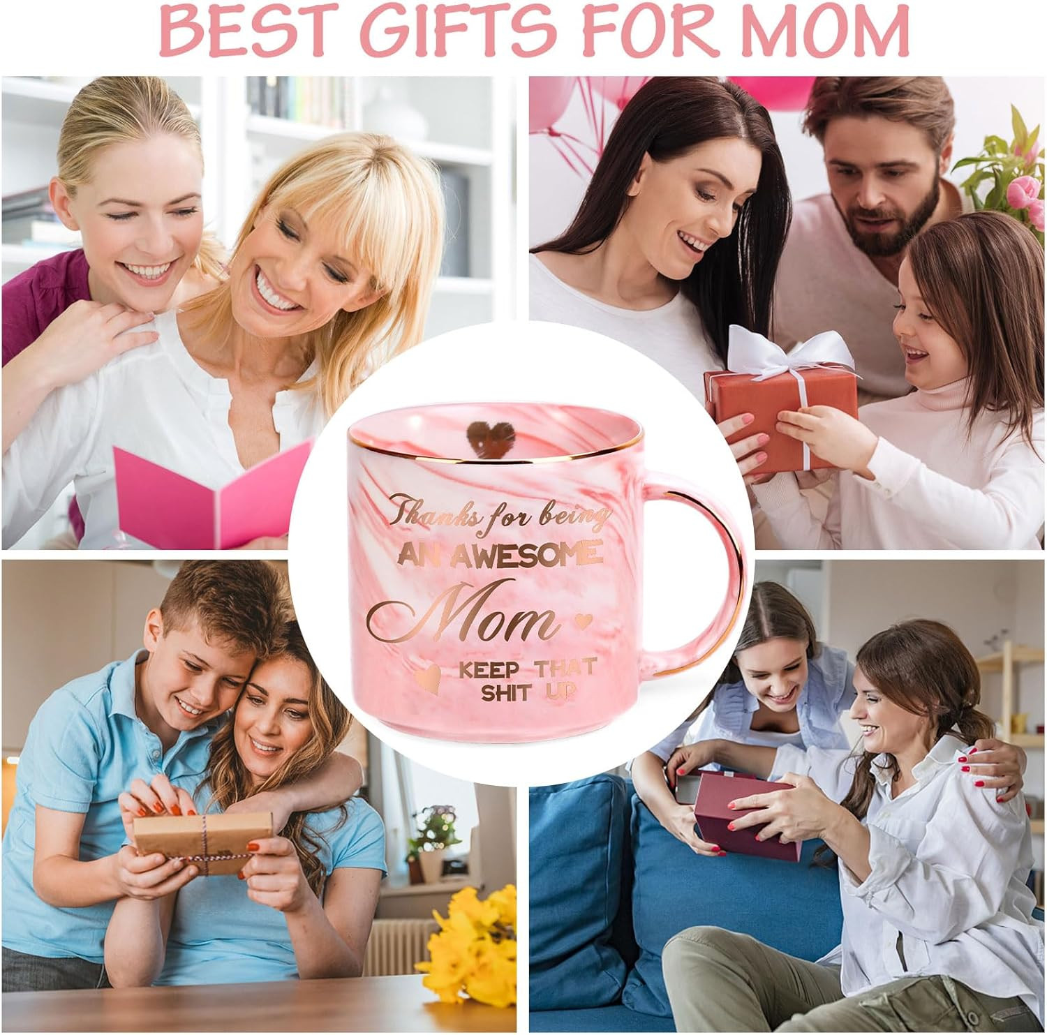 Mothers Day Mom Gifts for Mom Wife from Daughter Son, Valentines Galentines D…