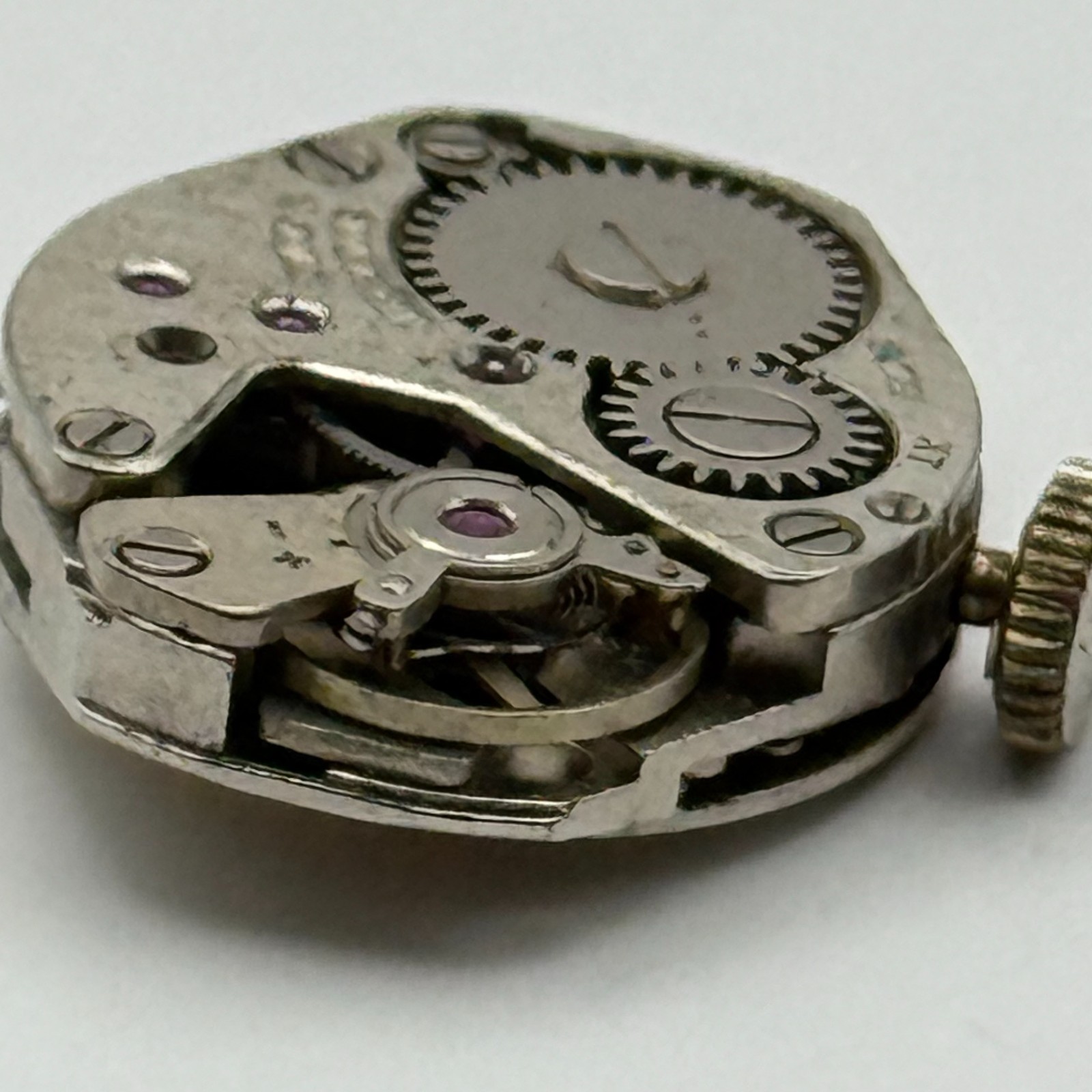 FHF ST 69-21 Watch Movement Ingersoll 17 Jewels Lever Manual Wind Parts 17.7mm