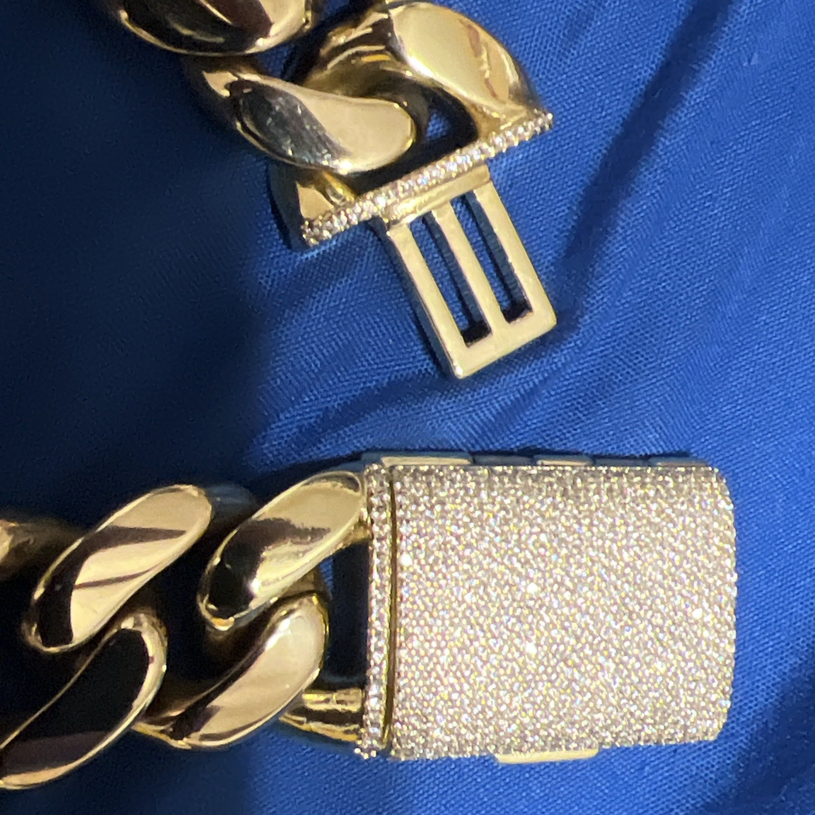 20MM 26INCH HEAVY MIAMI CUBAN 14KT GOLD ELECTROPLATED 10X WITH MOISSANITE CLASP