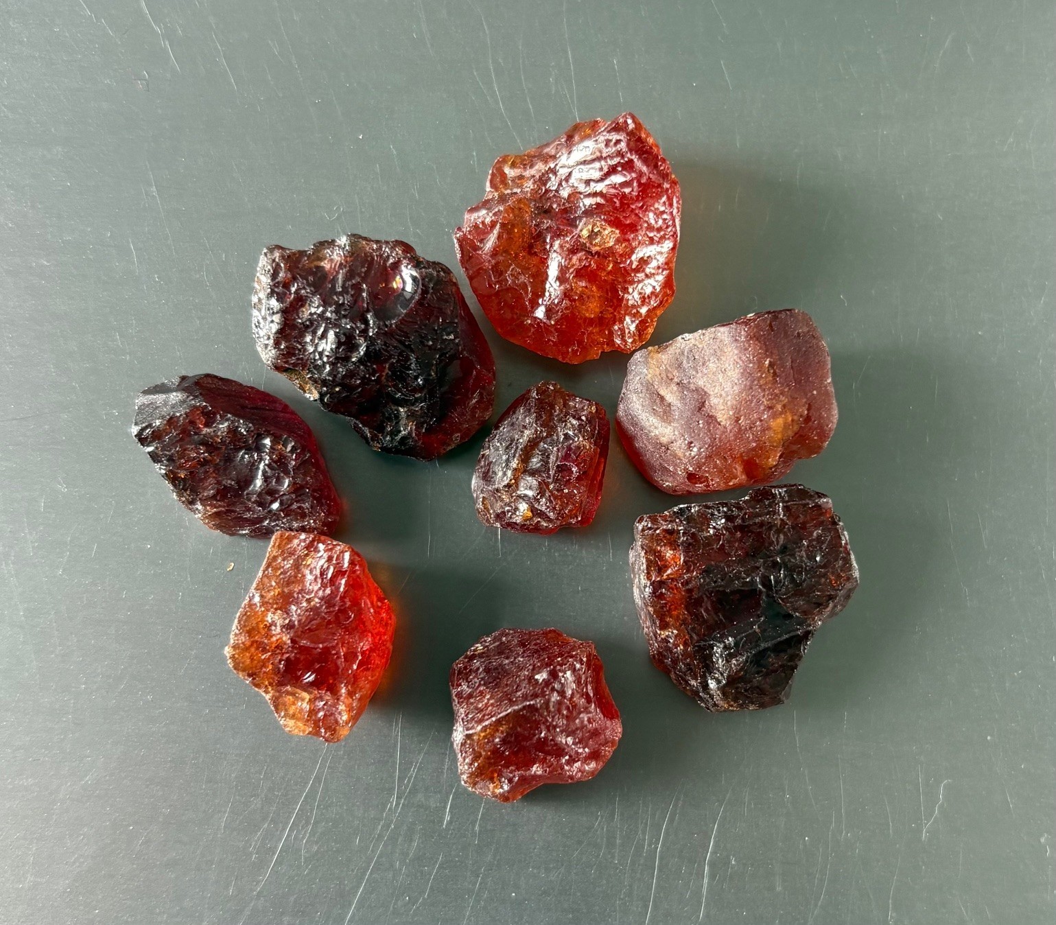 Nice Lot 234 cts Natural Coca Cola colour Spessartine Rough