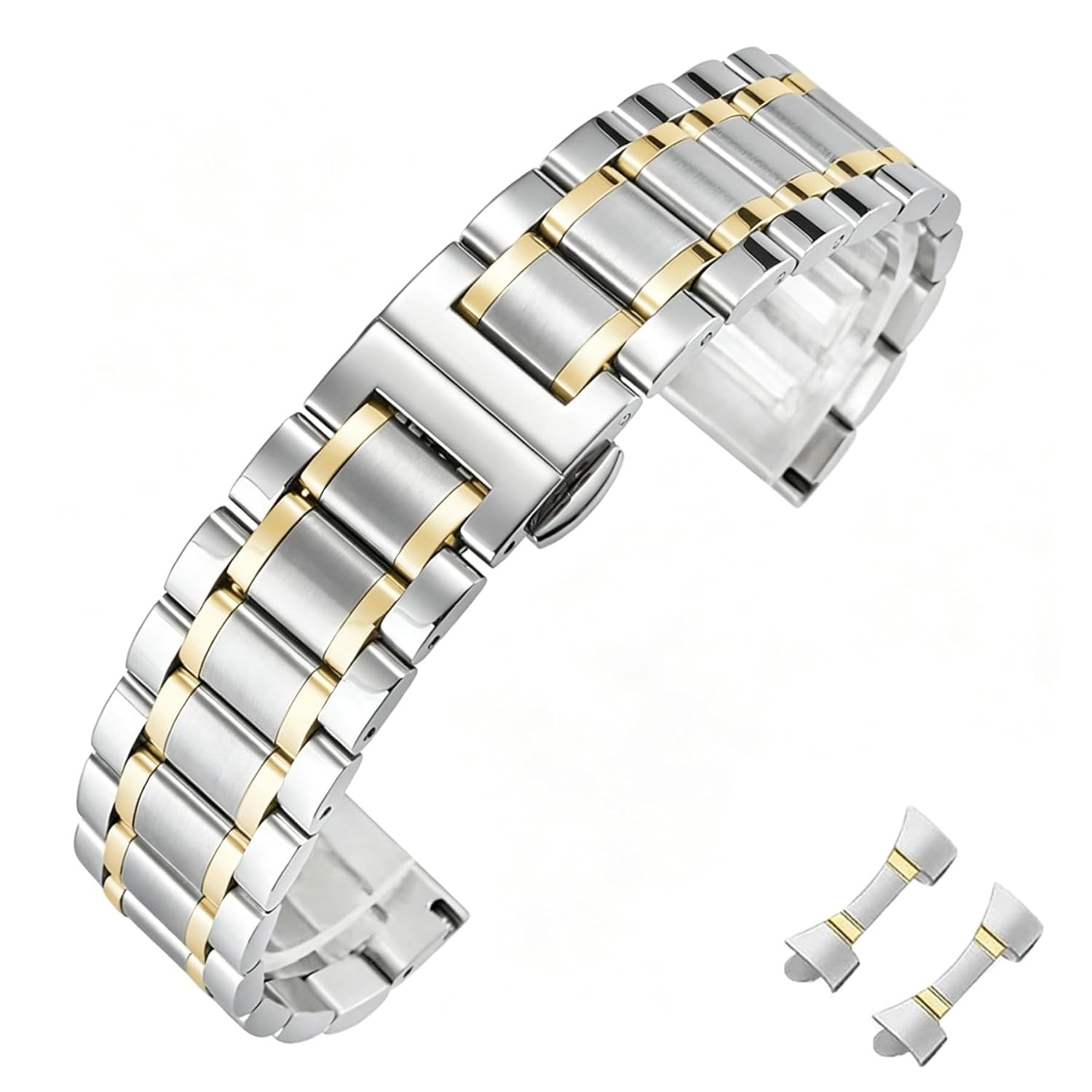 Metal Universal Stainless Steel Replacement Watch Straps Bands Accessories