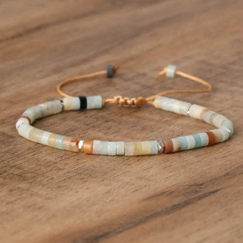 Green Nephrite Jade 4mm Bead Healing Protection Lucky Crystal Women Men Bracelet