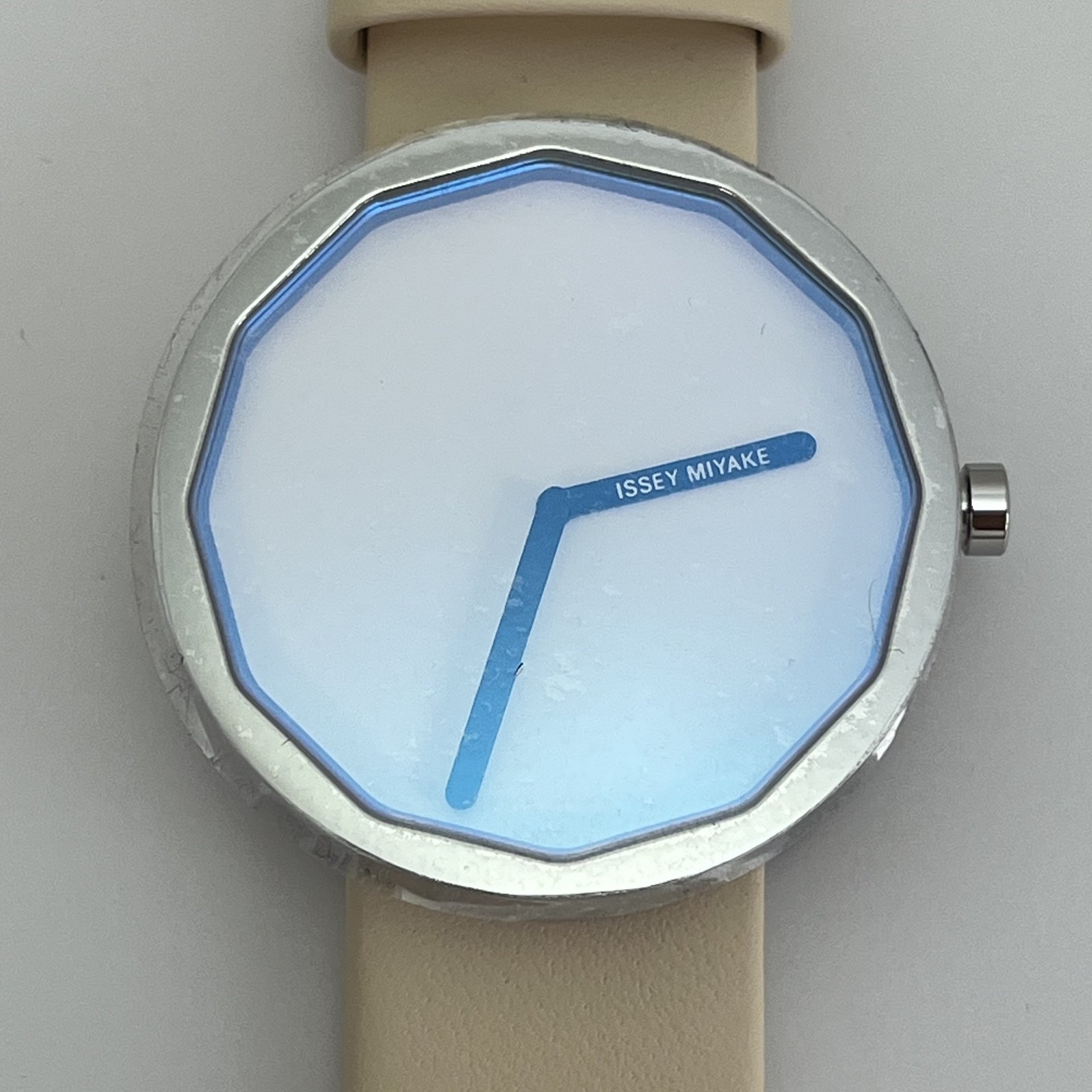Seiko Issey Miyake Twelve NYOP701 VJ20 Qz Japan Watch Beige Unused w/Box #613B