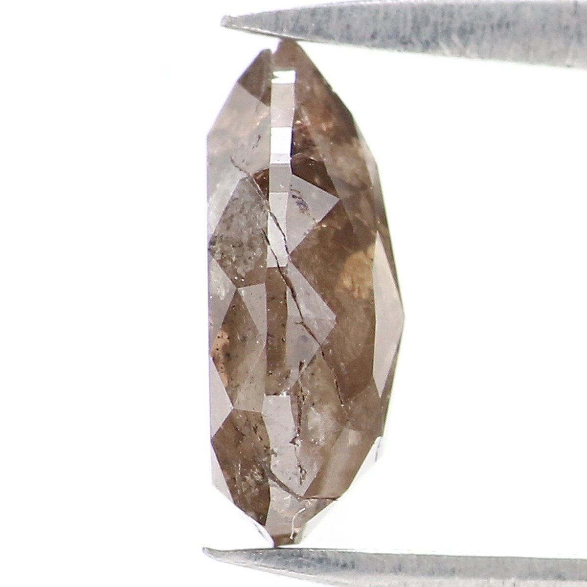 1.55 Ct Natural Loose Pear Shape Diamond 9.05 MM Brown Color Pear Diamond NQ801