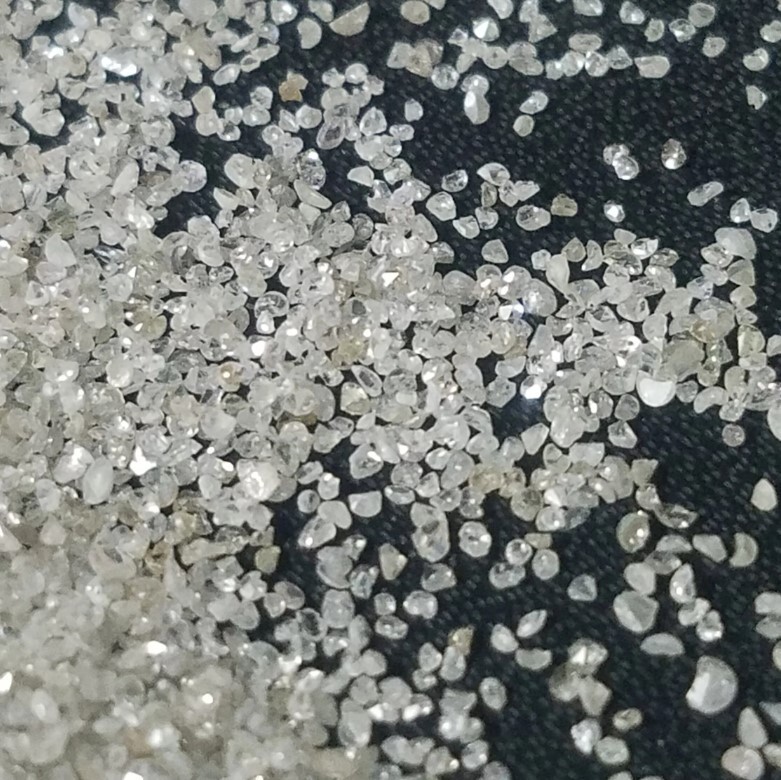 10 Cts of Natural White Diamond Dust, (Faceted) Sparkly Broken chips of diamond