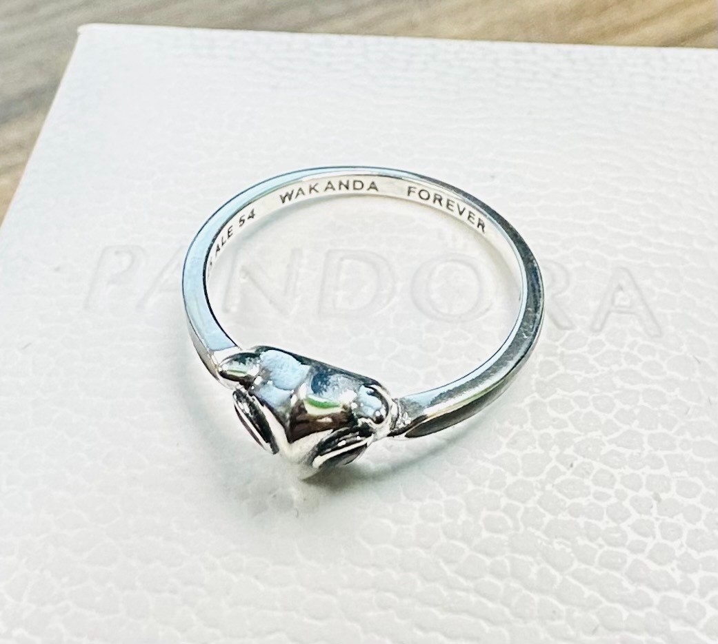 Pandora Black Panther Ring 194223C01 +FREE GIFT BOX +Polish cloth ~Choose Size