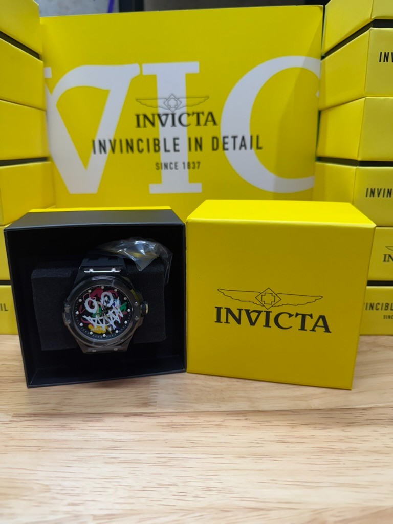 Invicta Sea Base Rogue 50005 Men’s Watch 45mm Transparent Case Quartz Iridescent