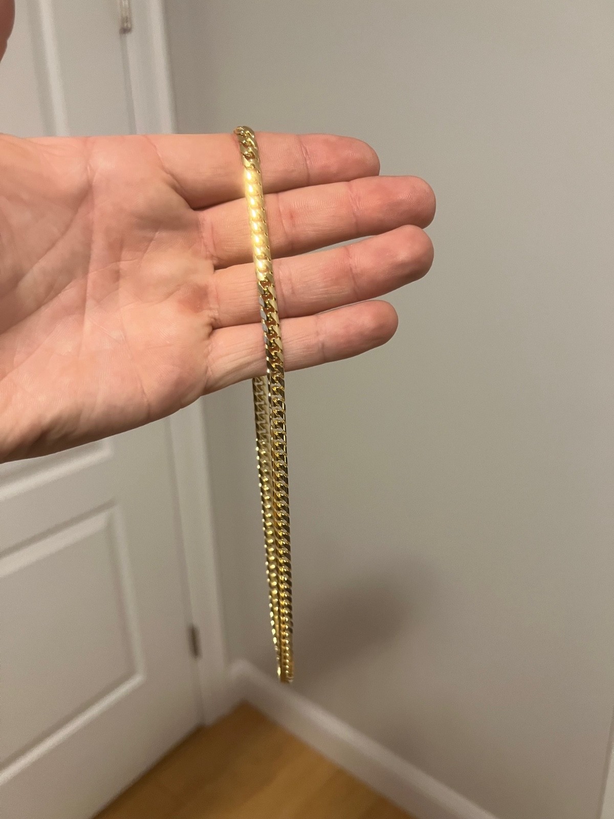 14K 18 In 5.5mm Solid Miami Cuban Link Chain Brand New Quality Gold Inc 40.36 G