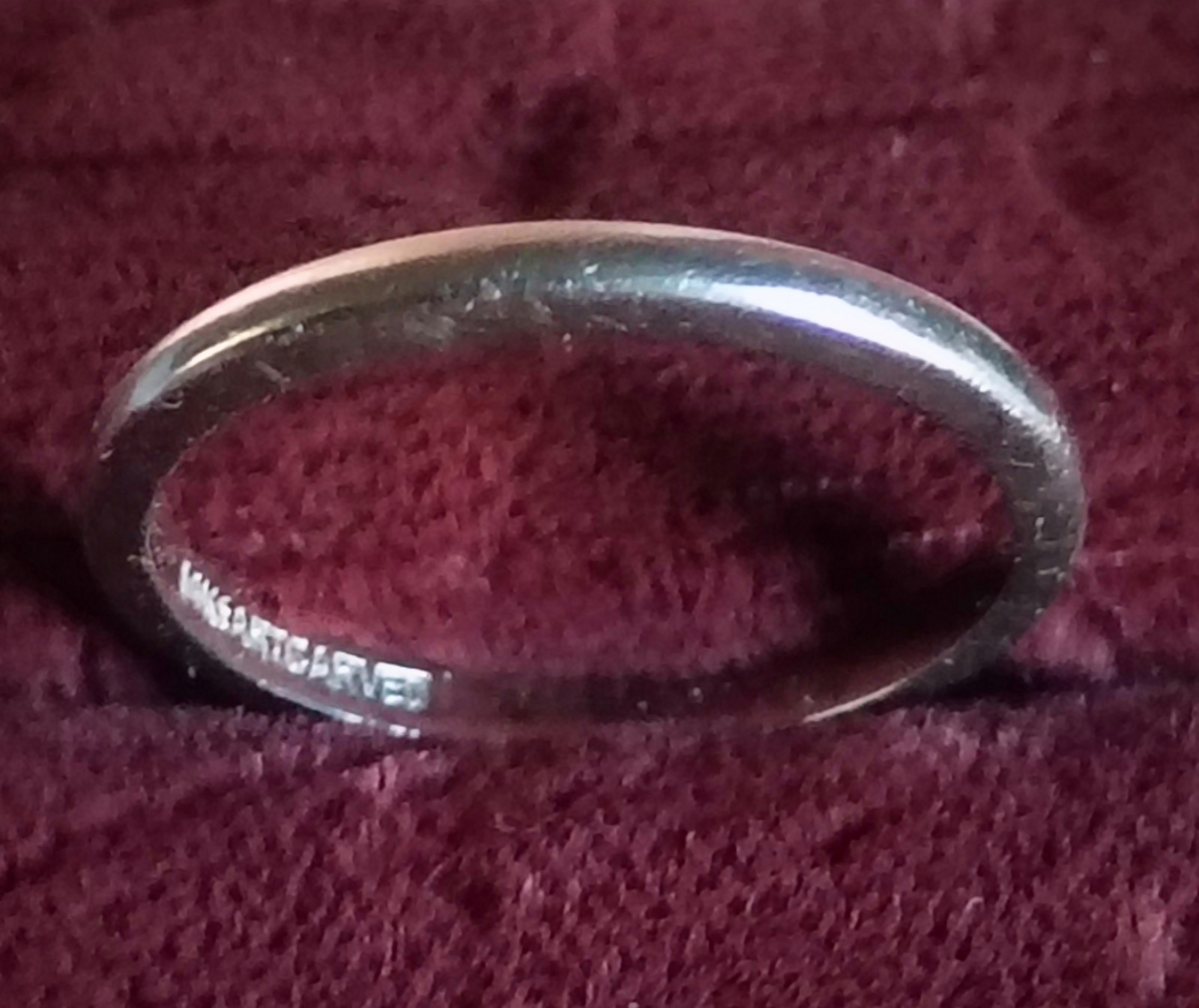 14k Yellow Gold Artcarved Wedding Band Ring Size 5