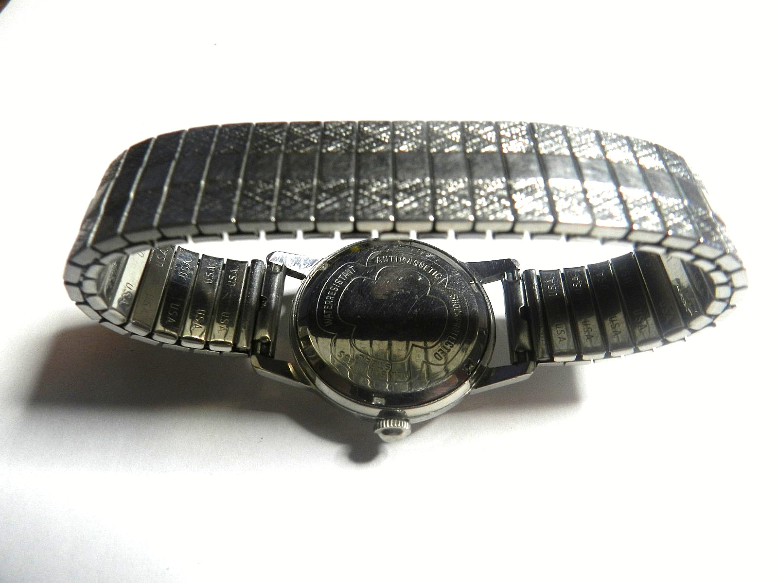 VTG SWISS 1950’S MENS LANDAU FLORINA 17’J INCABLOC MILITARY MANUAL WRISTWATCH