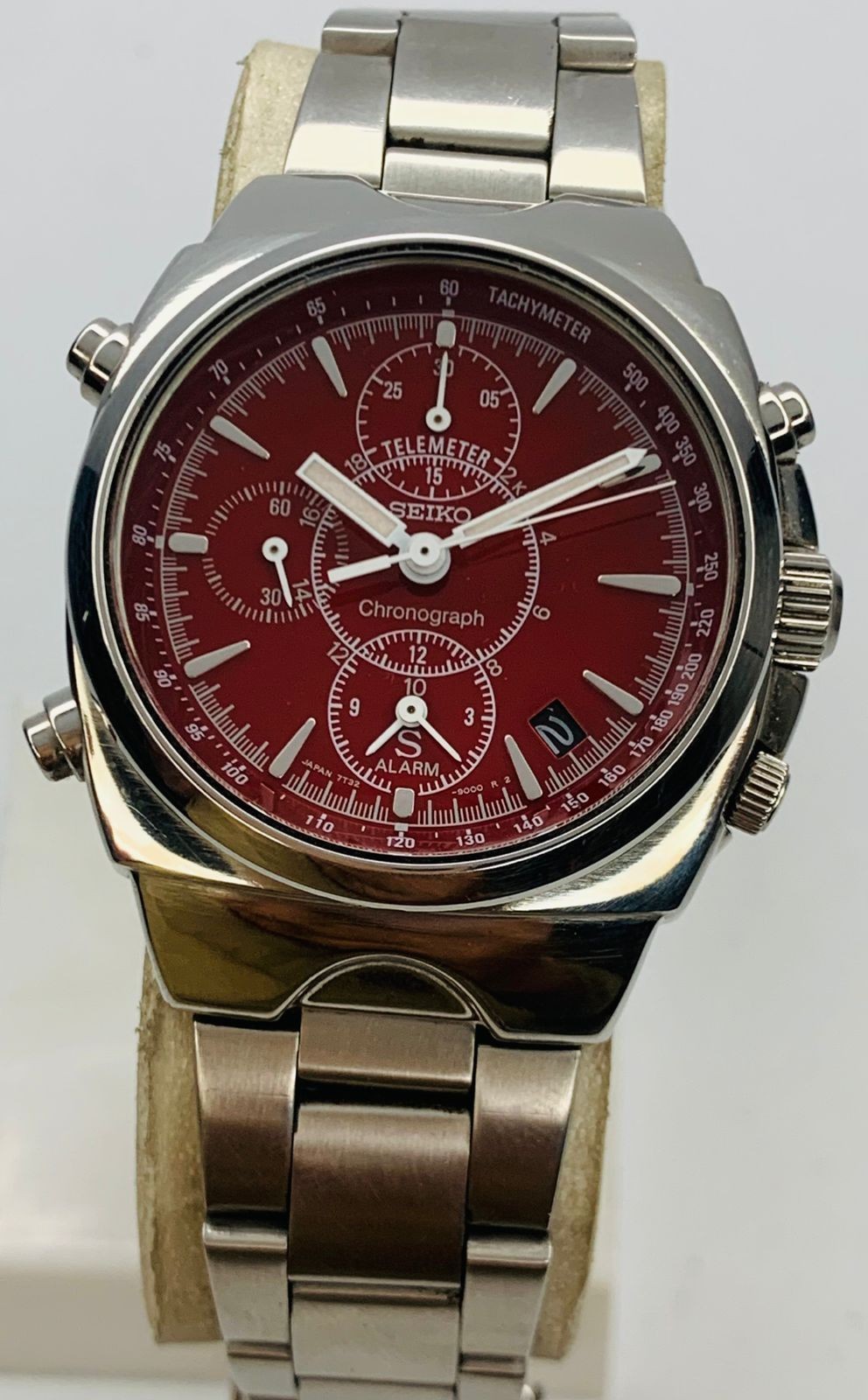 Vintage Seiko SUS Chronograph 7T32-9000 Men’s Quartz Watch