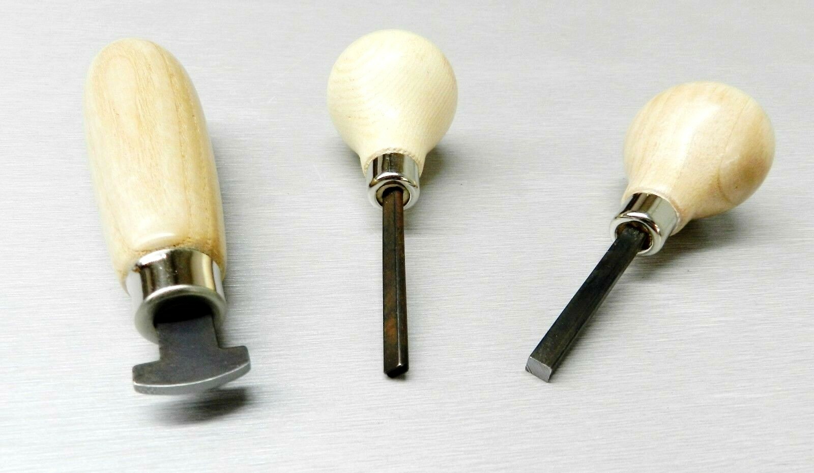 Bezel Setting Tools 3pc Set includes Prong Pusher Bezel Pusher & Bezel Roller A1