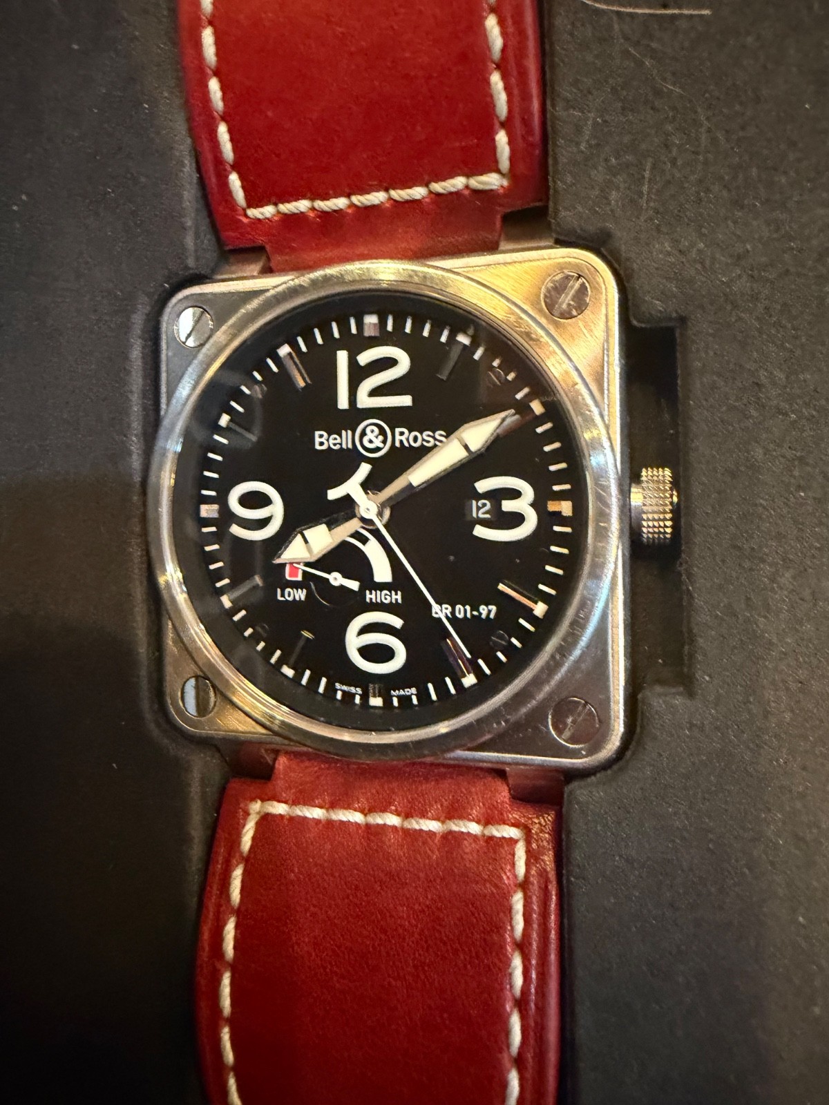 Bell & Ross BR01-97 With Center Seconds, Date & Power Reserve