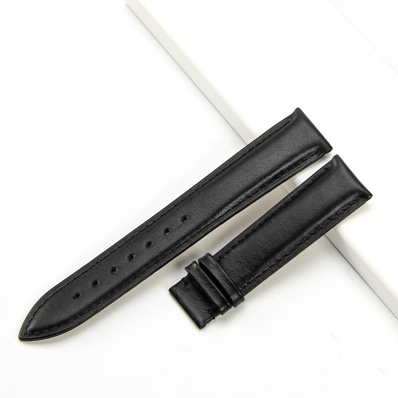 First layer cowhide genuine leather watch band strap 14-22mm without buckle