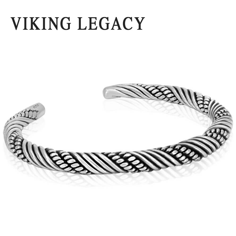 Impressive High-Quality Cuff Bracelets made of Solid 925 Sterling Silver.