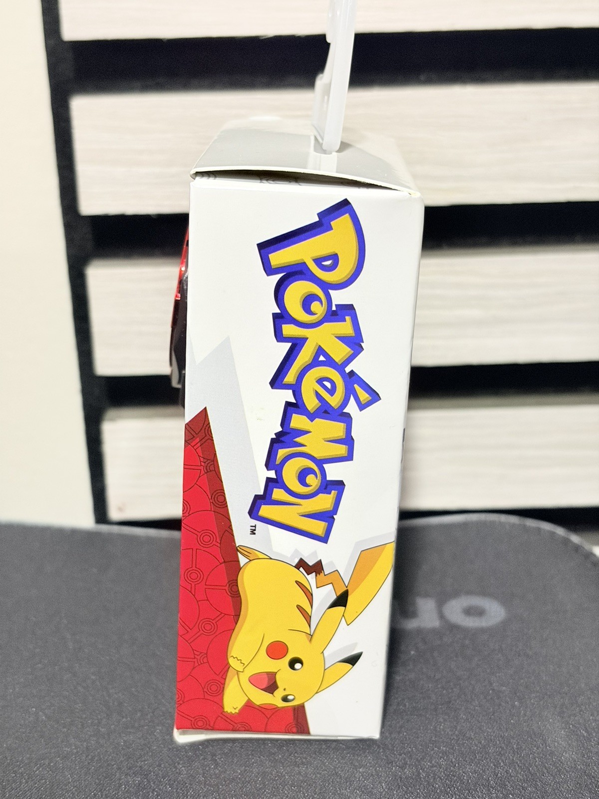 Pokemon Kids Contrast Colored Case Flashing Lights LCD Watch with Printed Strap