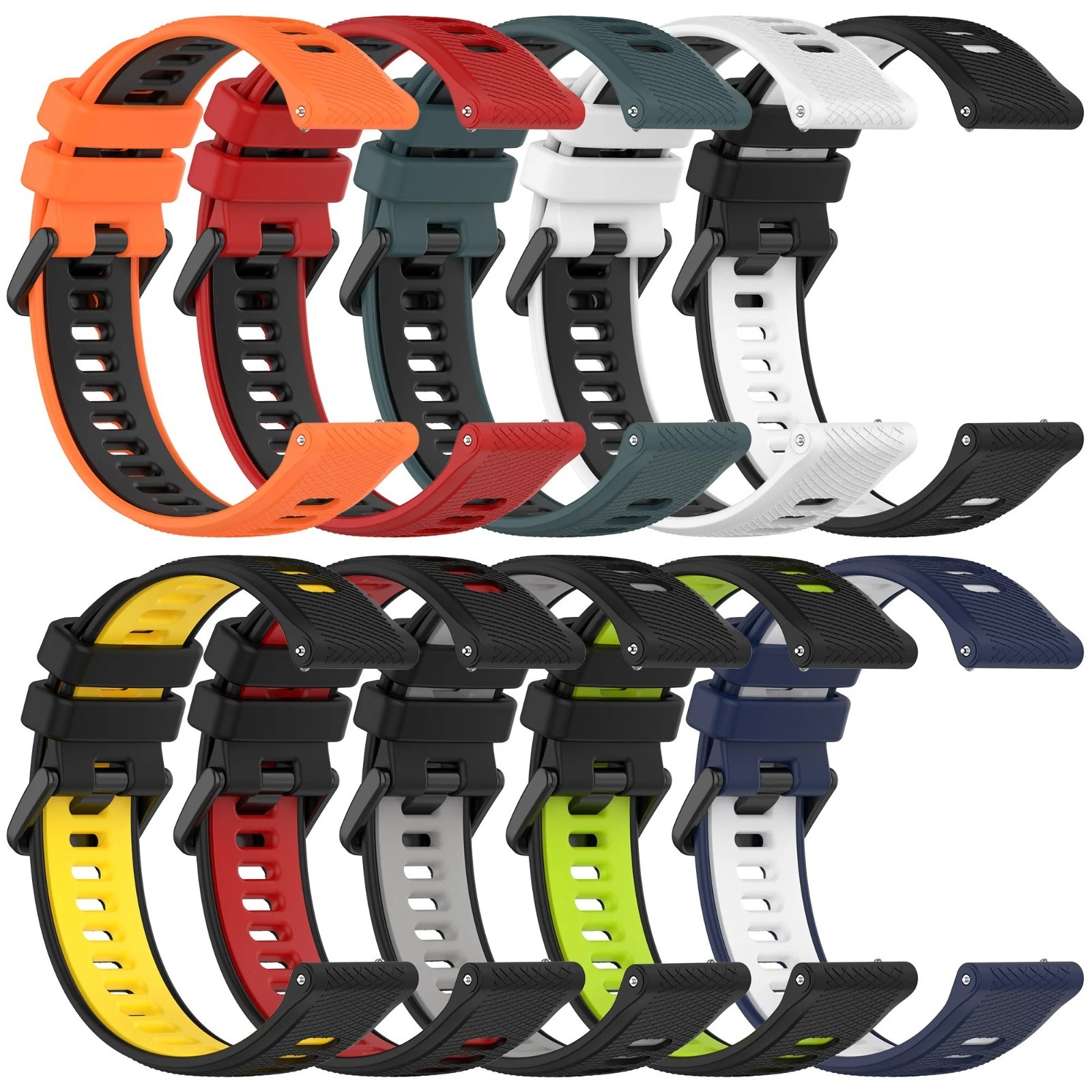 For Garmin Forerunner 245 / Forerunner 245 music Watch Band Silicone Sport Strap