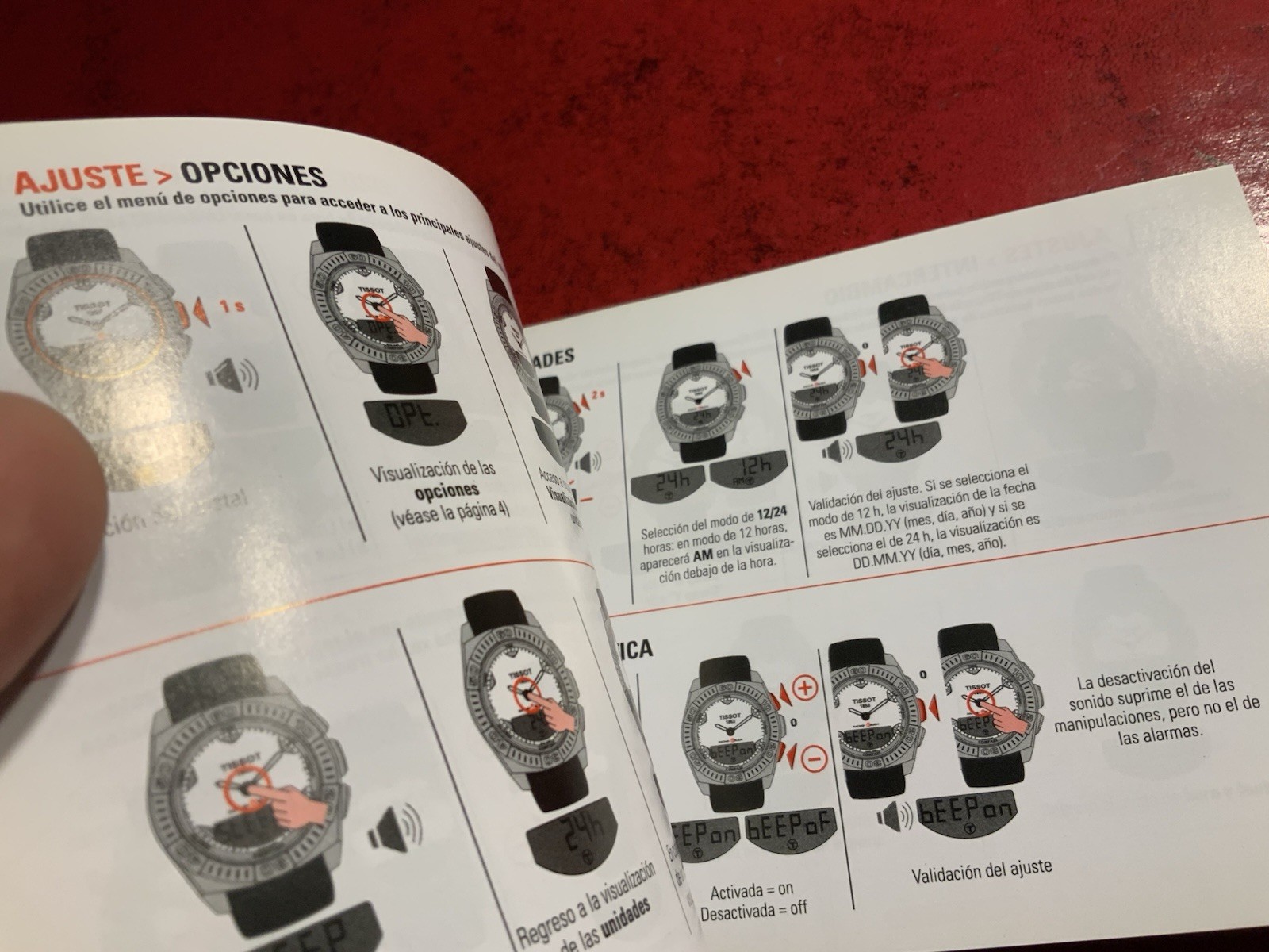 Tissot Racing Touch Watch Owners Manual User’s manual only One