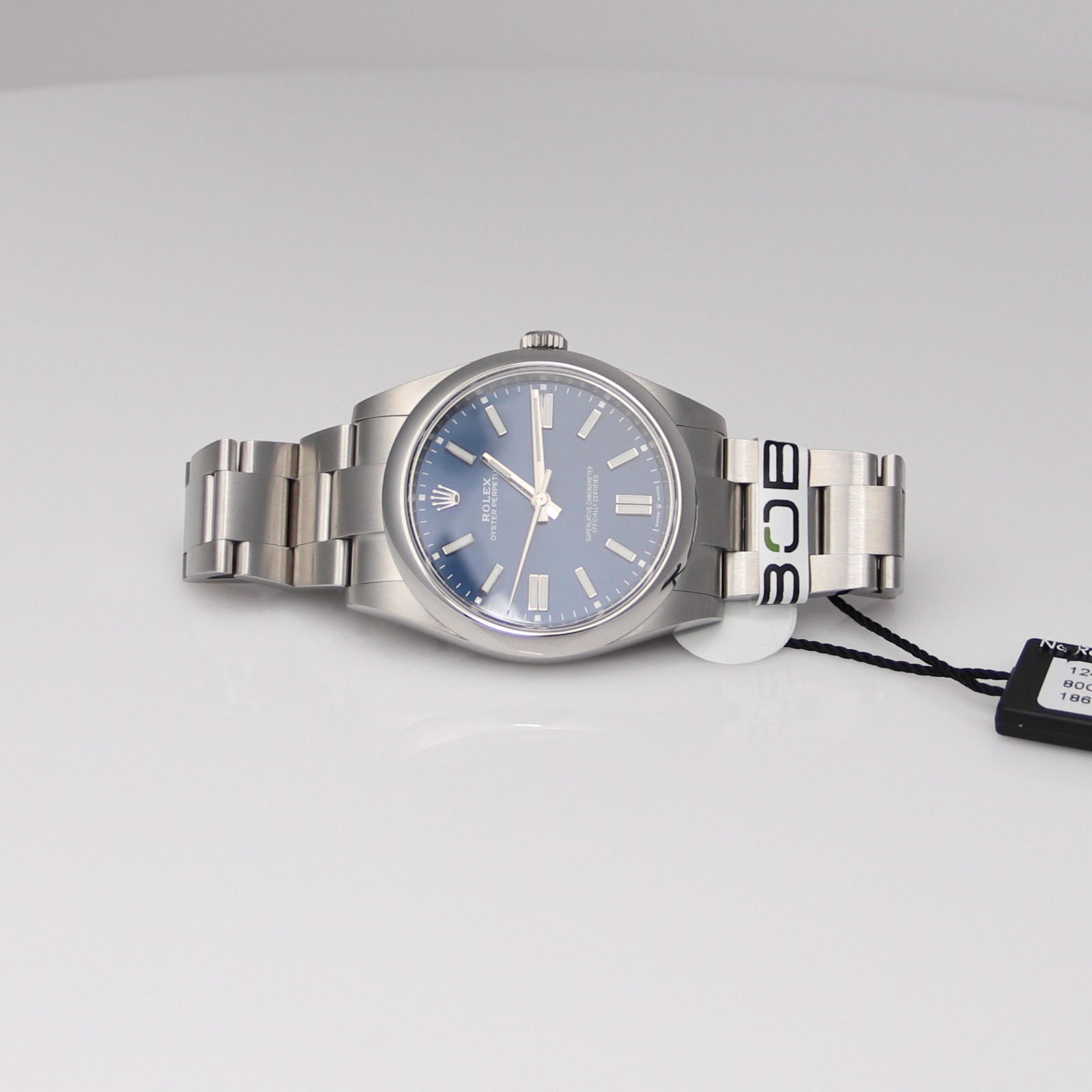 Rolex Oyster Perpetual 124300 Blue Dial Mint Condition Box & Papers Included