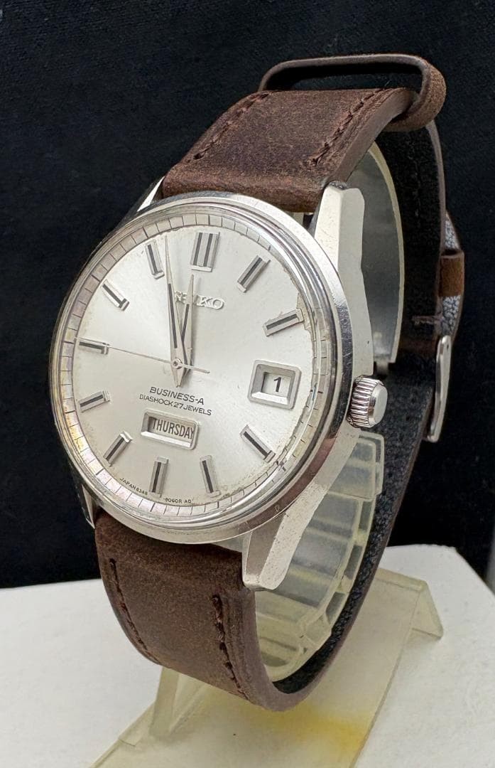 SEIKO Business A 8346-8030 Automatic Watch 27 Jewels Vintage Small Size