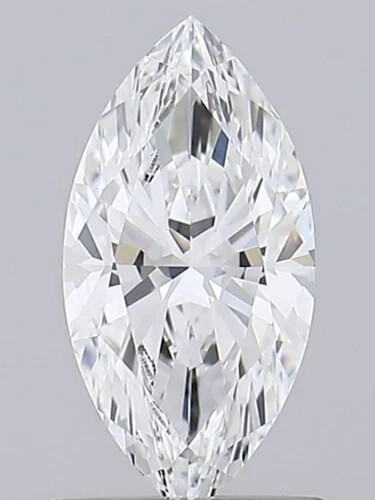 5.05 Cts MARQUISE Cut IGI Certified Lab Grown CVD Diamond D Color VS2 Clarity