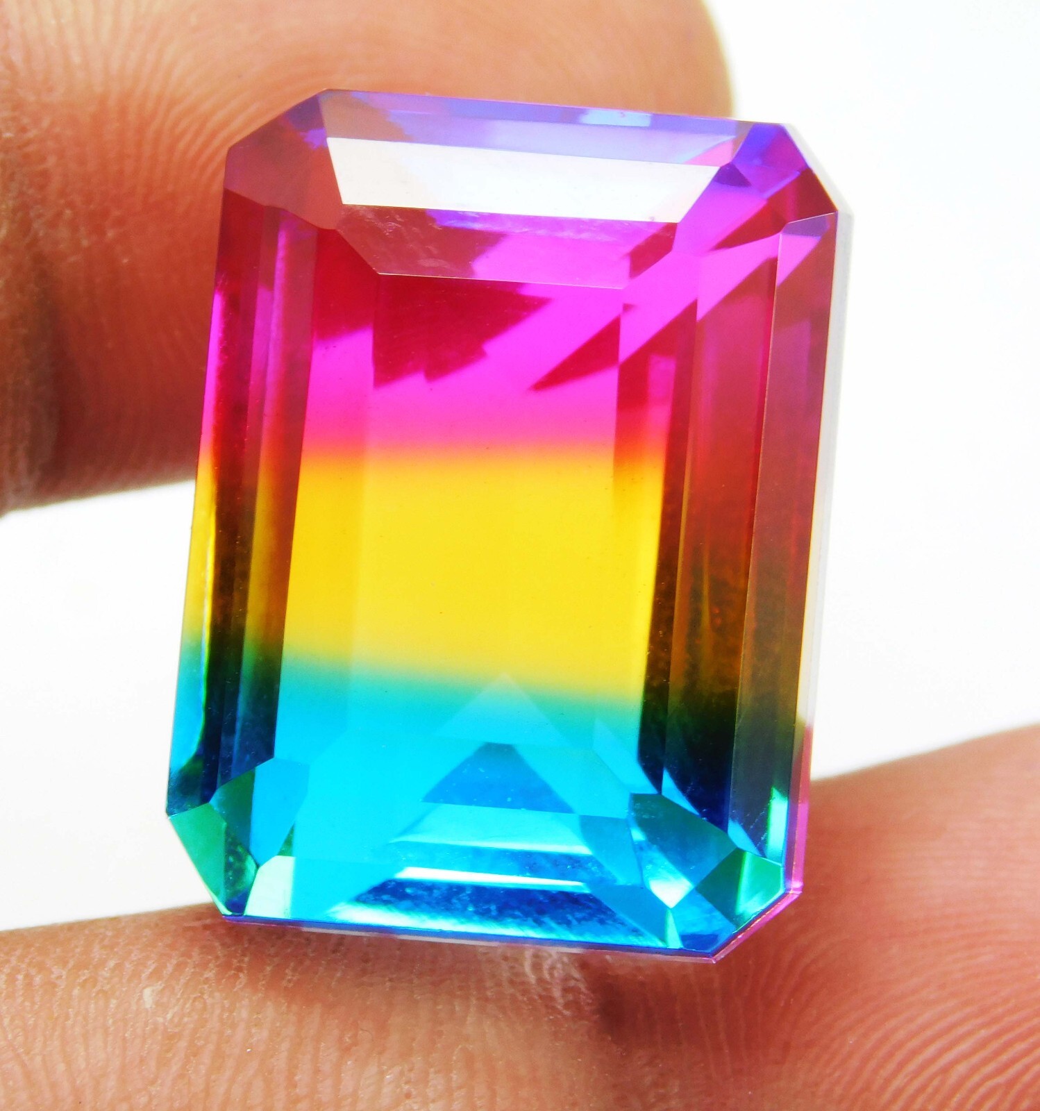 Stunning 64.25 Ct Natural Bi-Color Tourmaline – Top Quality | Afghanistan Origin