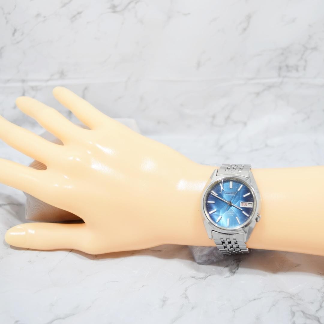 Citizen Leopard 1974 Blue Dial 35.6mm 19cm Day Date Hi-Beat Automatic Mens