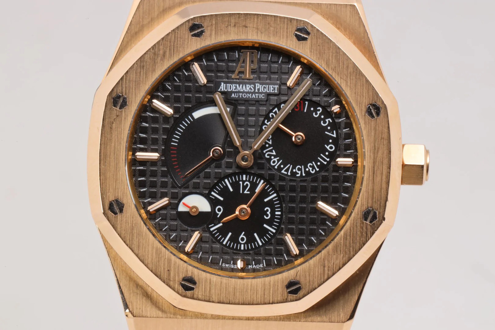 Audemars Piguet Royal Oak Dual Time 26120OR 18k Rose Gold 39mm Watch