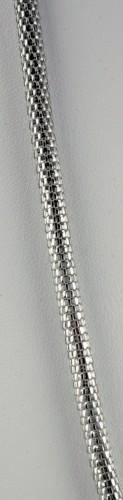 Stainless Steel Mesh Snake Chain – 4.2mm by 23.64 inches – Unisex