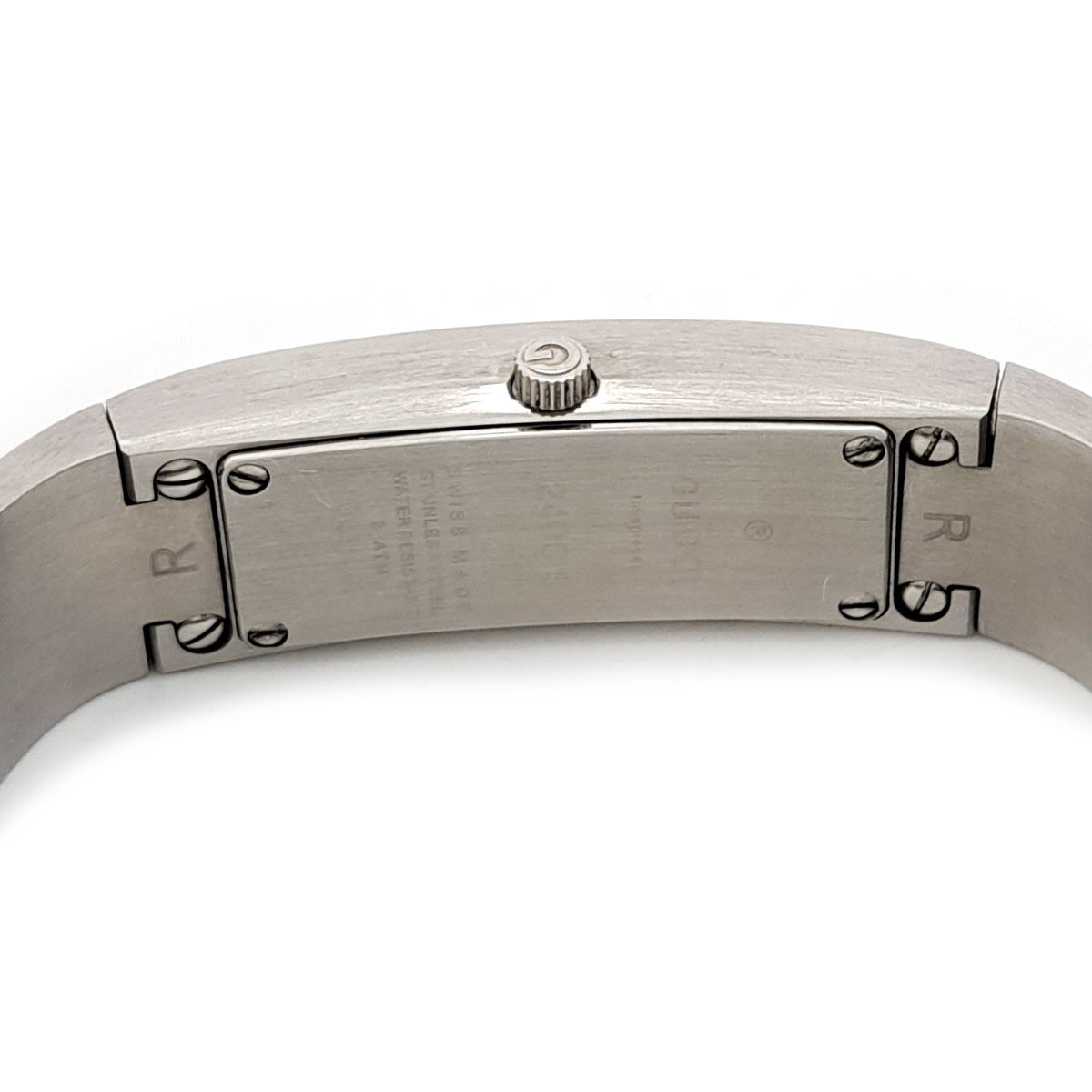 GUCCI 2400S Bangle watch Quartz Stainless steel Women 【W】