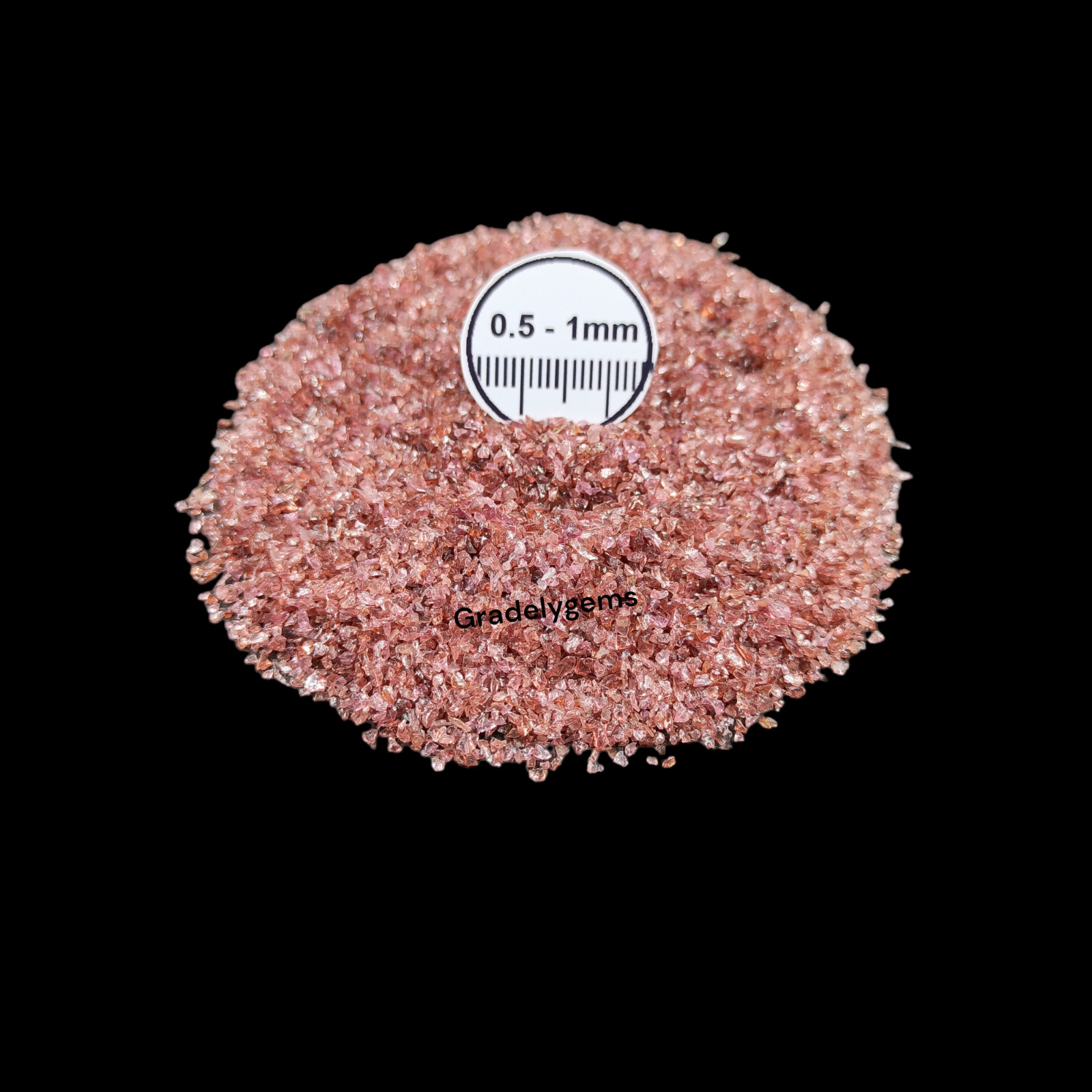 Natural Garnet Gemstone Crushed Coarse Powder – Jewelry Inlay, Crafts Working