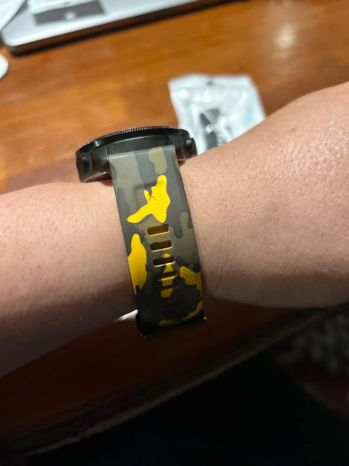 22mm 26mm Silicone Camouflage Quick Fit Watch Band Sport Strap Replacement