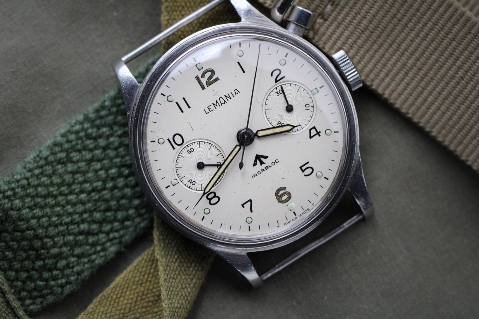 Lemania Series 2 Royal Australian Navy Issue Chronograph