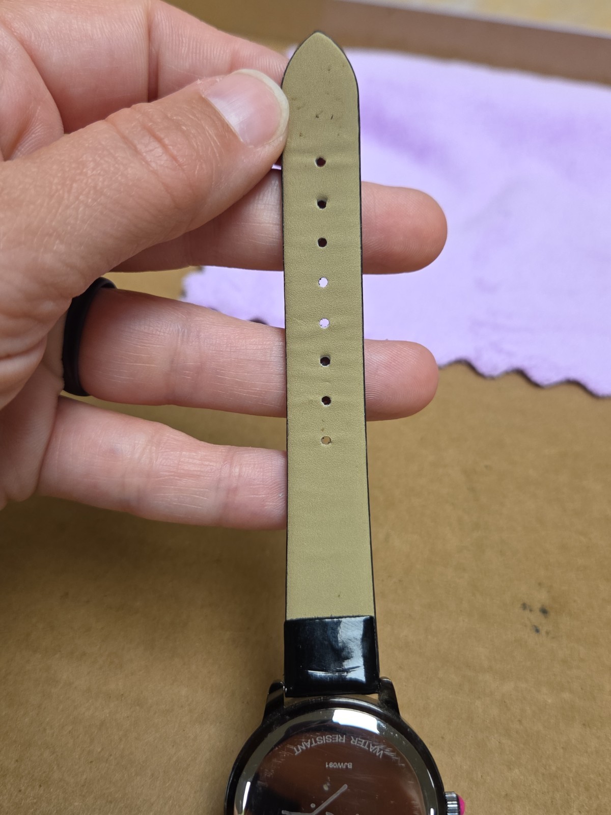Betsey Johnson Watch Women’s Sparkle Black Cat Face Battery Works *SEE PICS