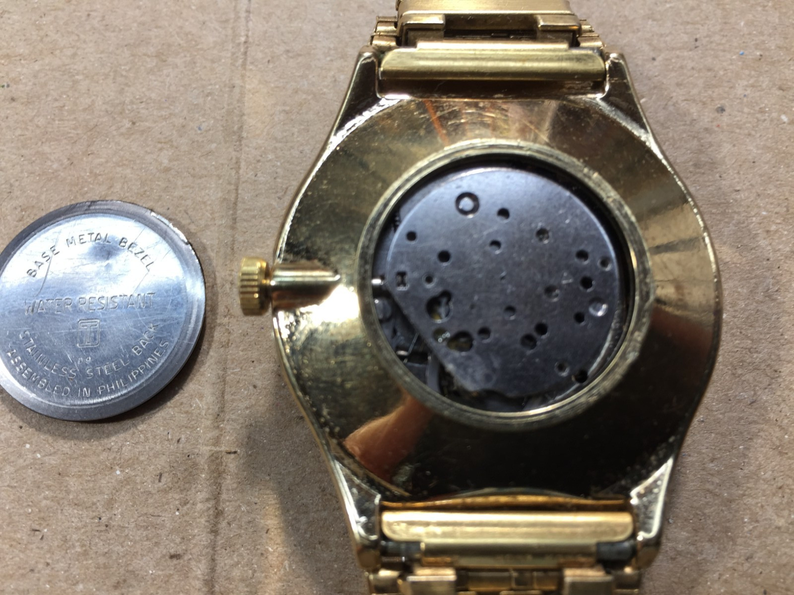 Vintage Timex Marlin Men’s Gold Tone Mechanical Wrist Watch With Date Working!
