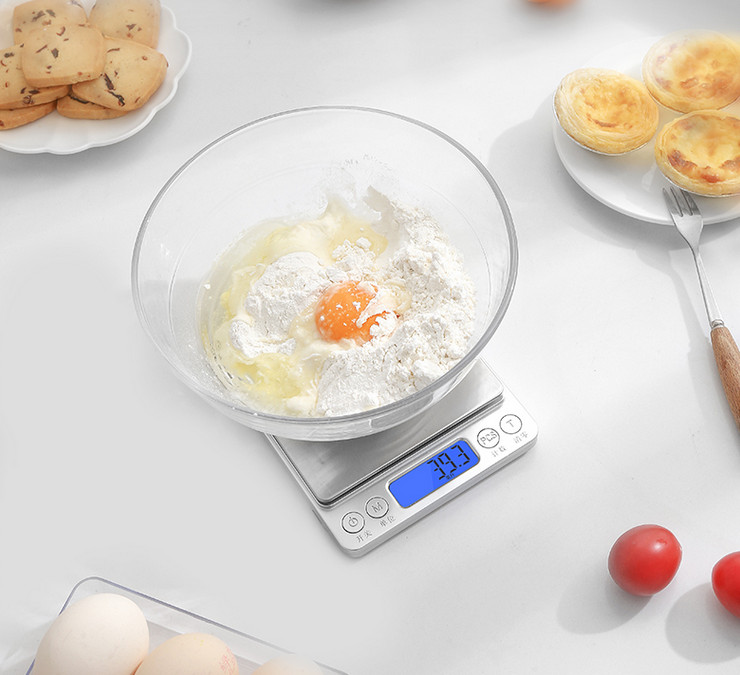 2000g x 0.1g Precision Digital Gram Jewelry Scale Gold Silver Coin LCD Display