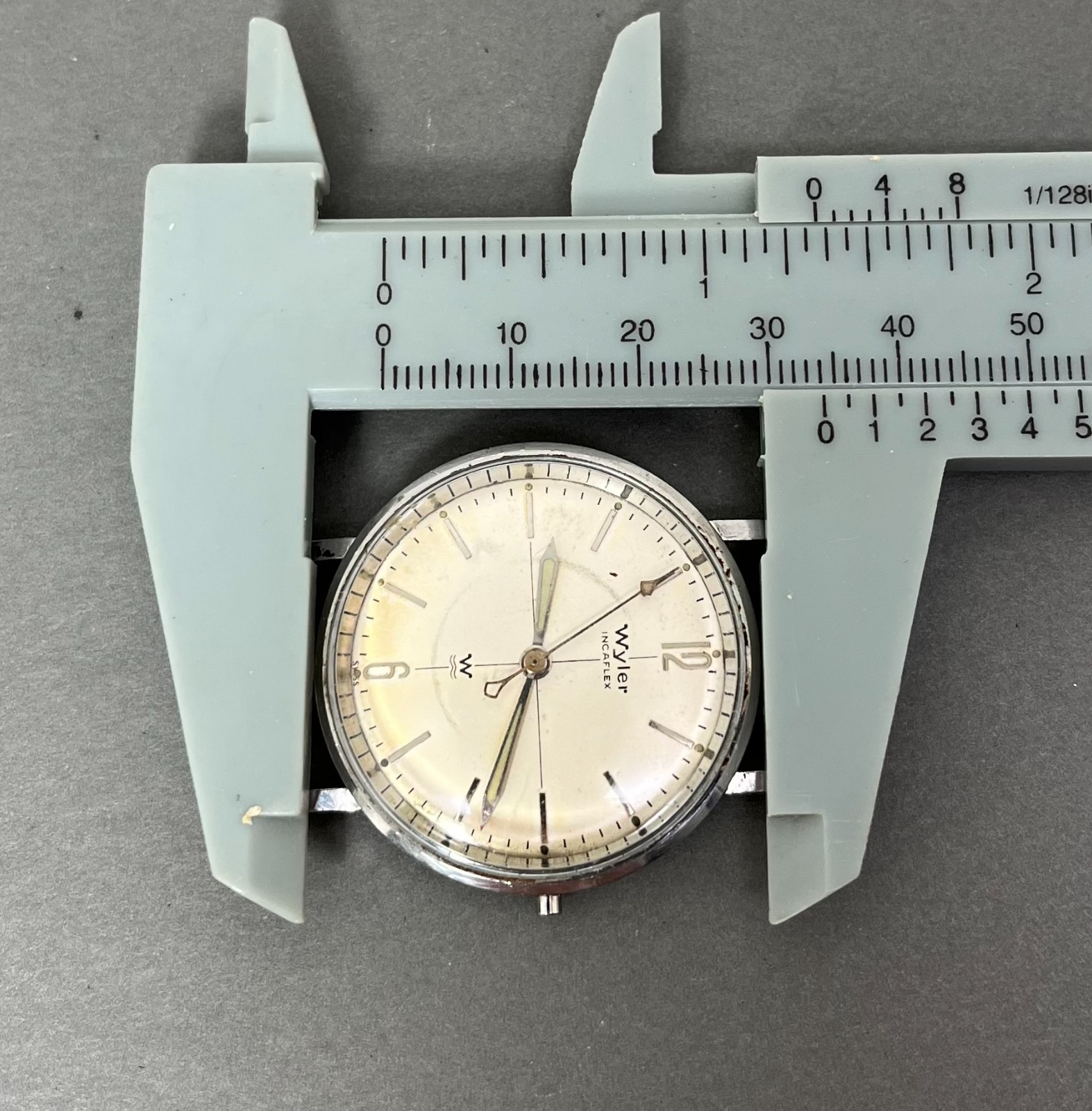 Vintage Wyler Incaflex 17j Stainless cal. WH27 Manual Wind 34mm Estate Watch