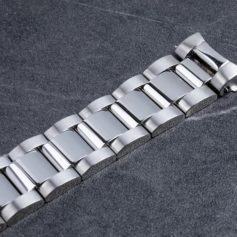 For Longines Hydroconquest Series 19 20 22mm Steel Metal Watch Bracelet Strap