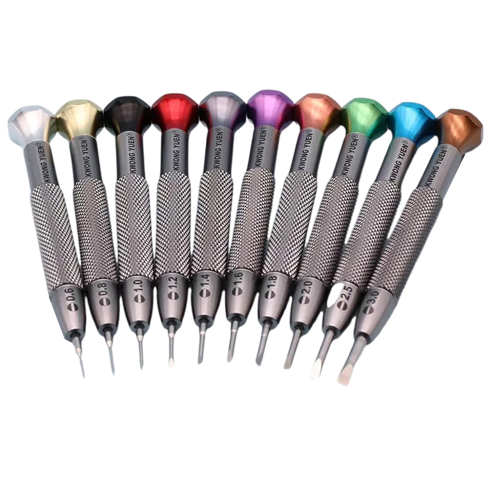 Hot T-Shaped Anti-Slip Watch Flat Screwdriver Set Repair Watch Watchmaker Tool
