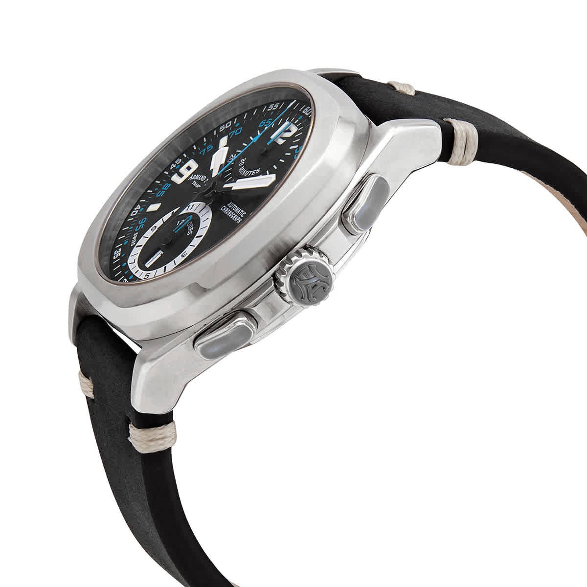 Armand Nicolet JH9 Chronograph Automatic Black Dial Men’s Watch