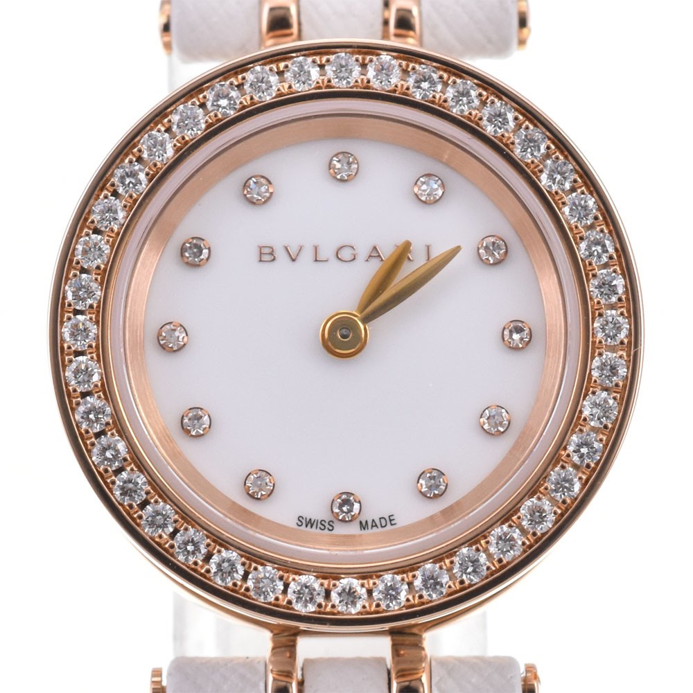 BVLGARI B-zero1 BZP23SG diamond white Dial Quartz Ladies Watch G#147323