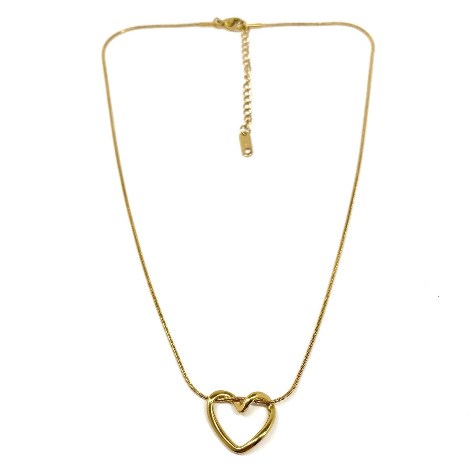 Elegant Hollow Heart 18k Gold Plated Adjustable Woman’s Necklace Holiday Gift