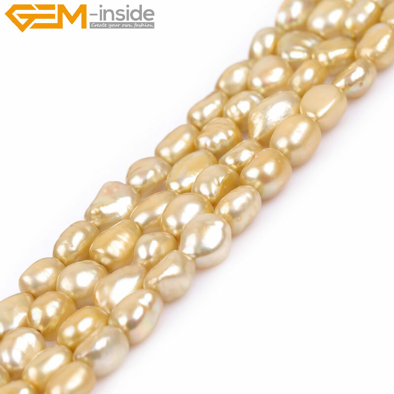 Freeform Assorted Color 8mm Pearls Loose Beads For Jewelry Making 15″ Enhanced