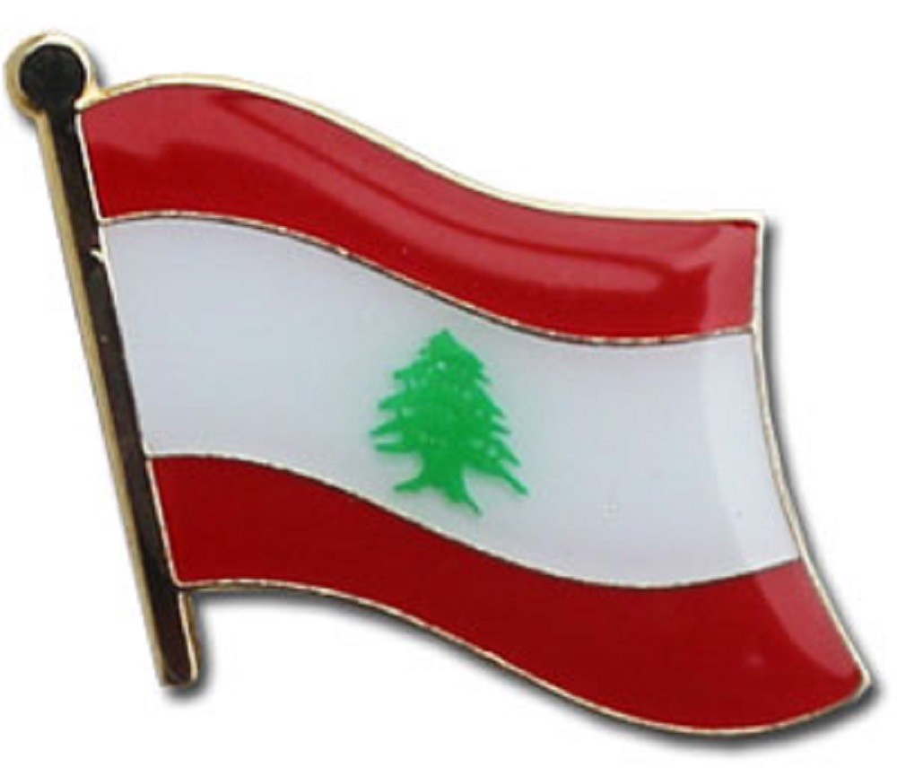 Lebanon Flag Lapel Pin Lebanon Freedom Pin Enamel Flags