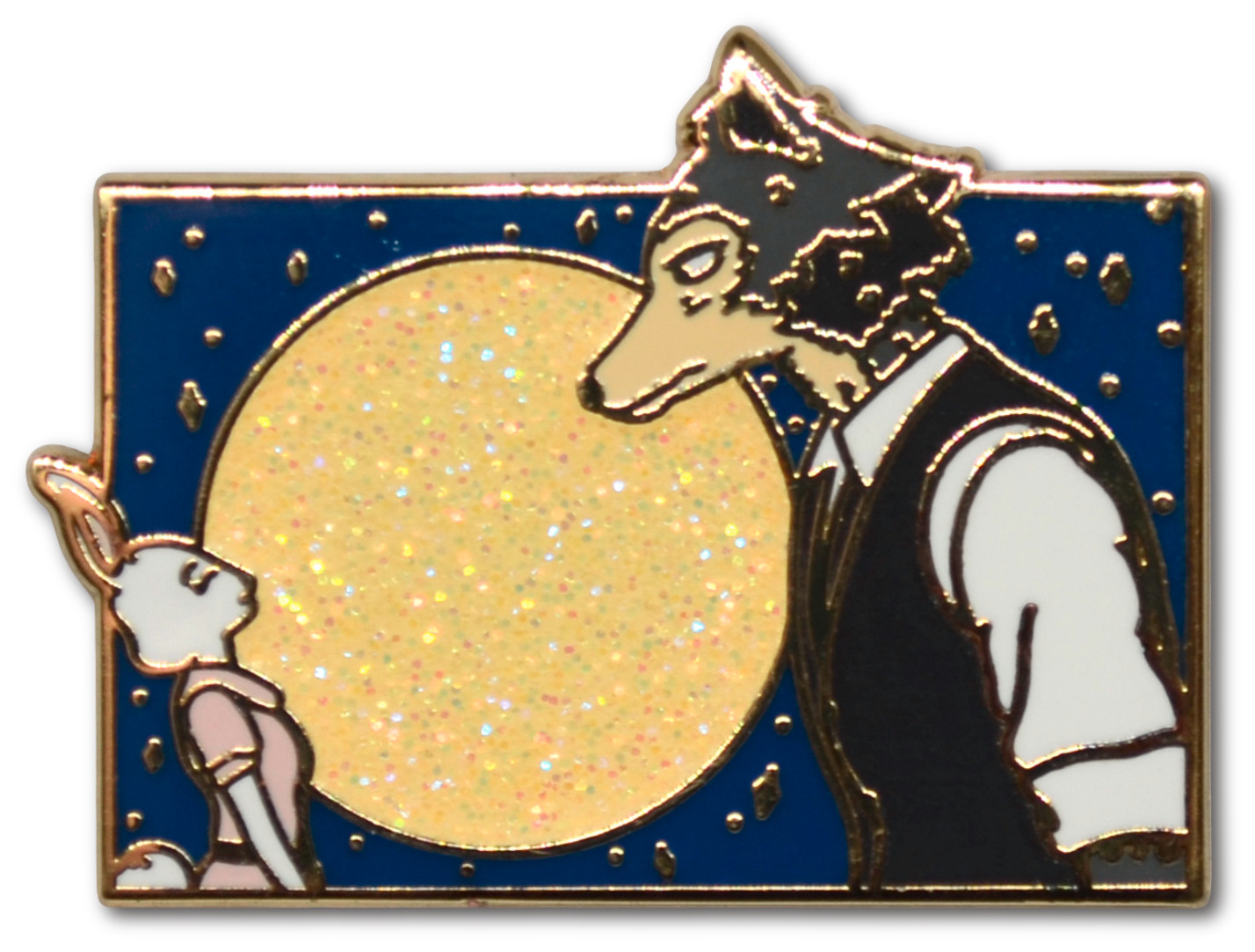 Beastars Legoshi Haru Cute Wolf Rabbit Enamel Pins Anime Manga Collectibles