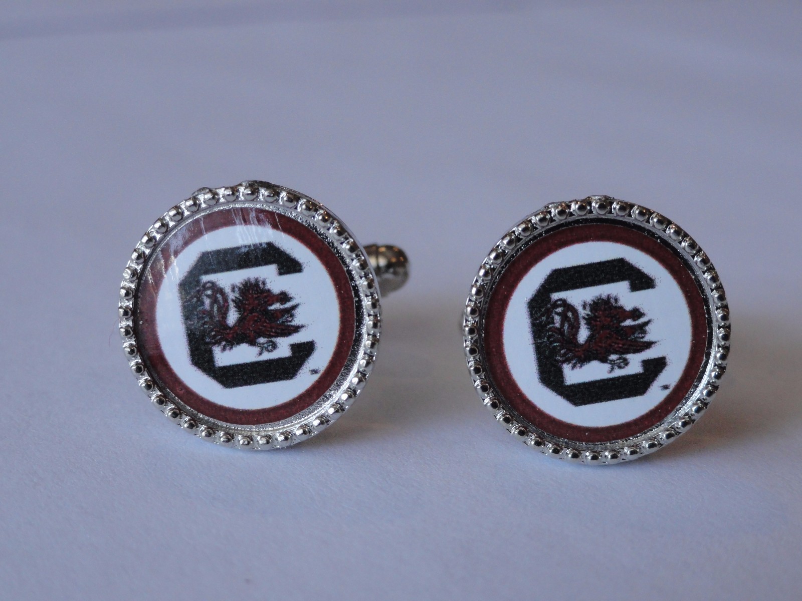 University of South Carolina Cufflinks NCAA USC Gamecocks–Custom College