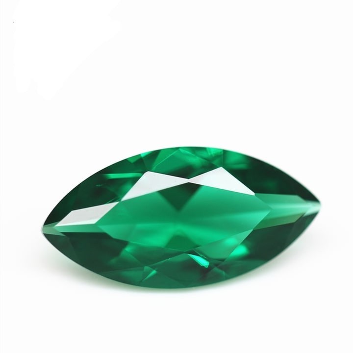 AAA Loose Gemstone Emerald Marquise Synthetic Fine Cut For Making All Jewelry