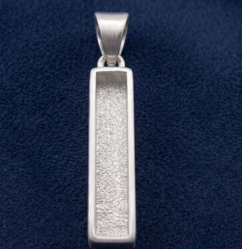 925 Sterling Silver Rectangle Bar Bezel Pendant Blank Handmade Jewelry All Sizes
